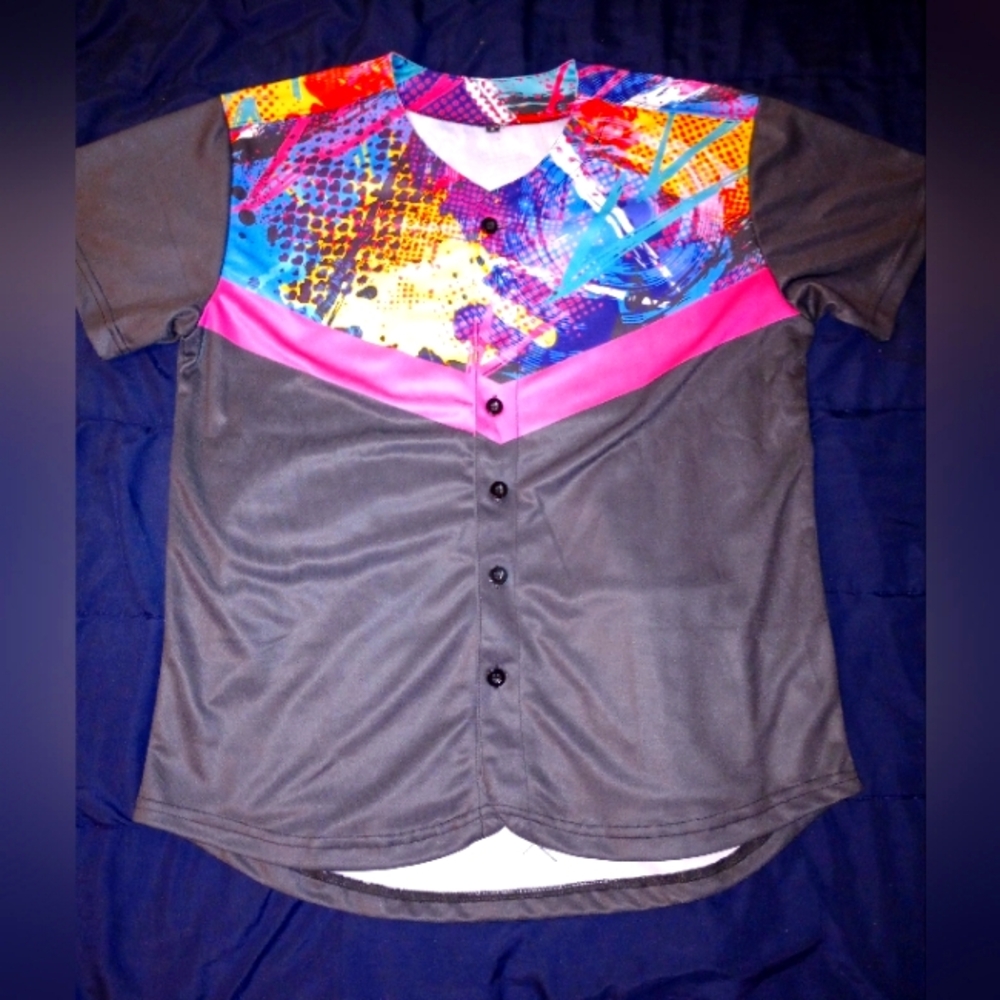 FansIdea Custom Baseball Jersey.